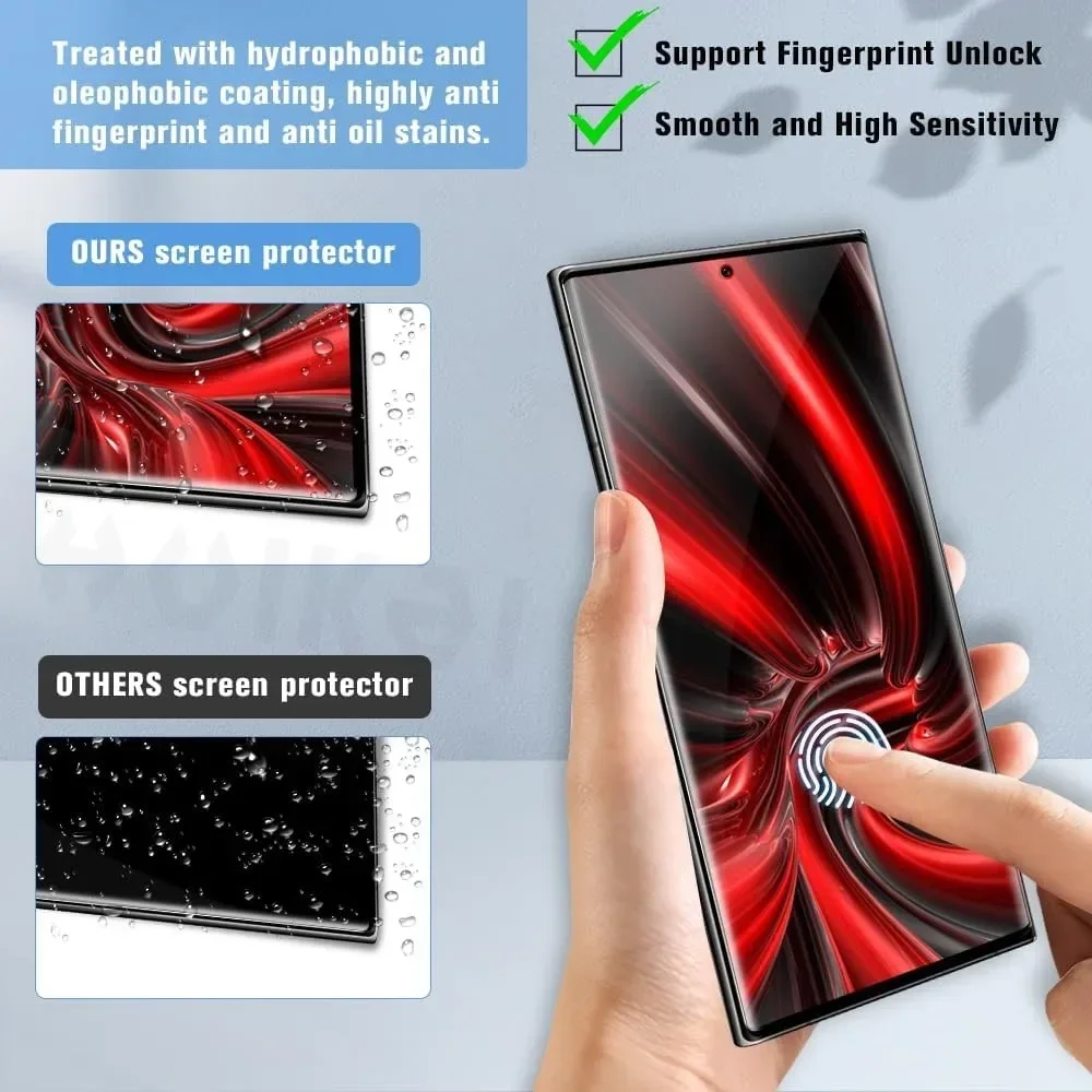 Ultra-Clear Tempered Glass Screen Protector - 3 Pack, HD Full Coverage, Anti-Scratch Shield