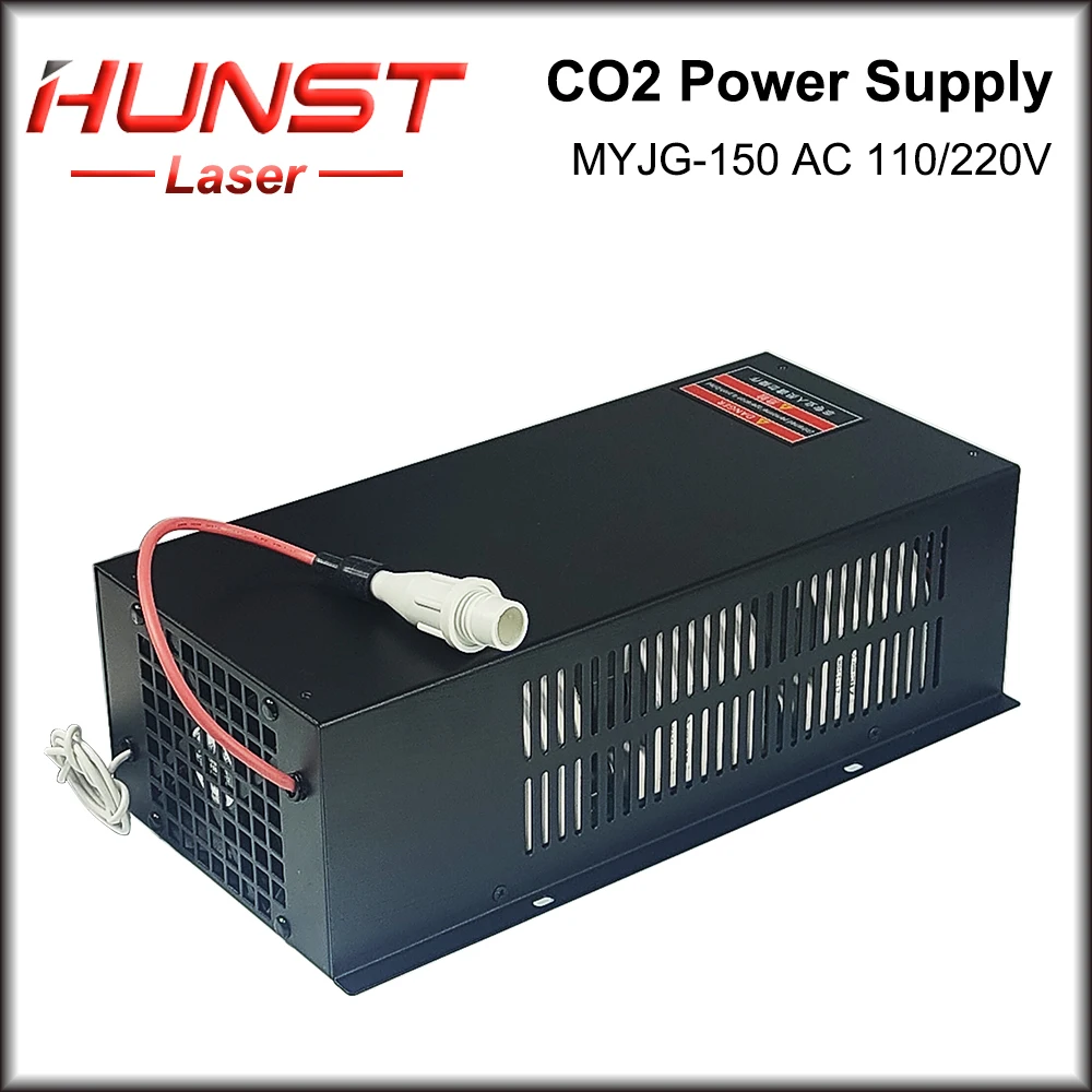 

HUNST CO2 Laser Power Supply MYJG 150W Supports 110/220V Voltage and is Used for 130W 150W Laser Engraving and Cutting Machines.