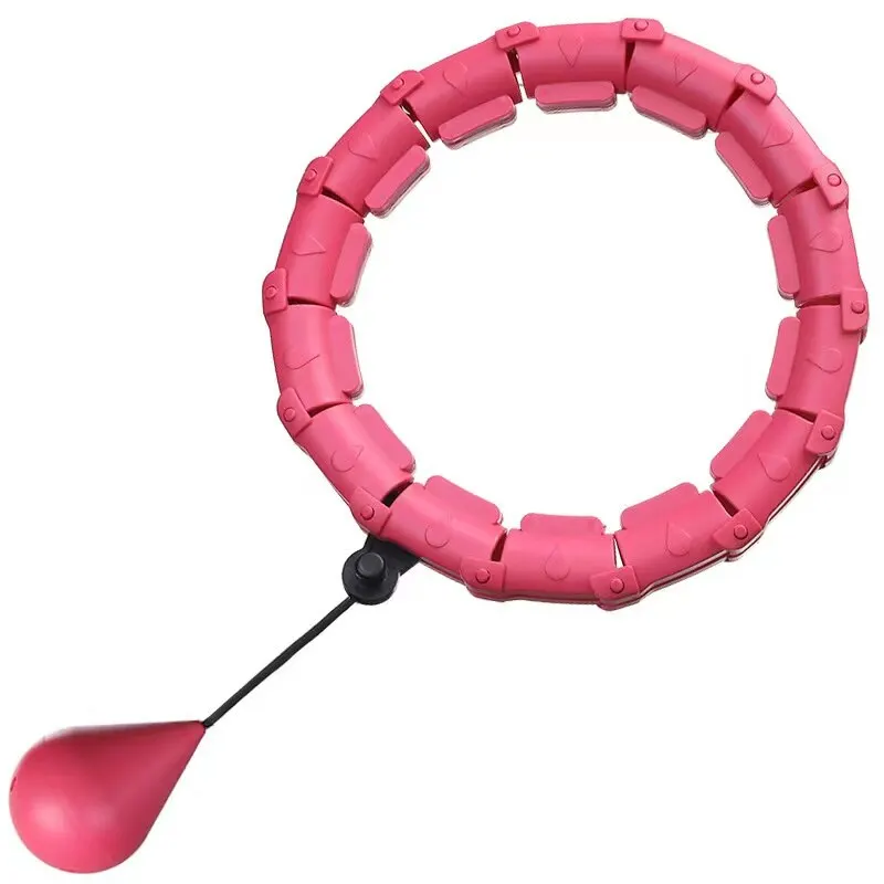 Smart Hula Hoop Reifen - Verstellbarer Fitness Reifen Mit 24 Knoten Zum Abnehmen