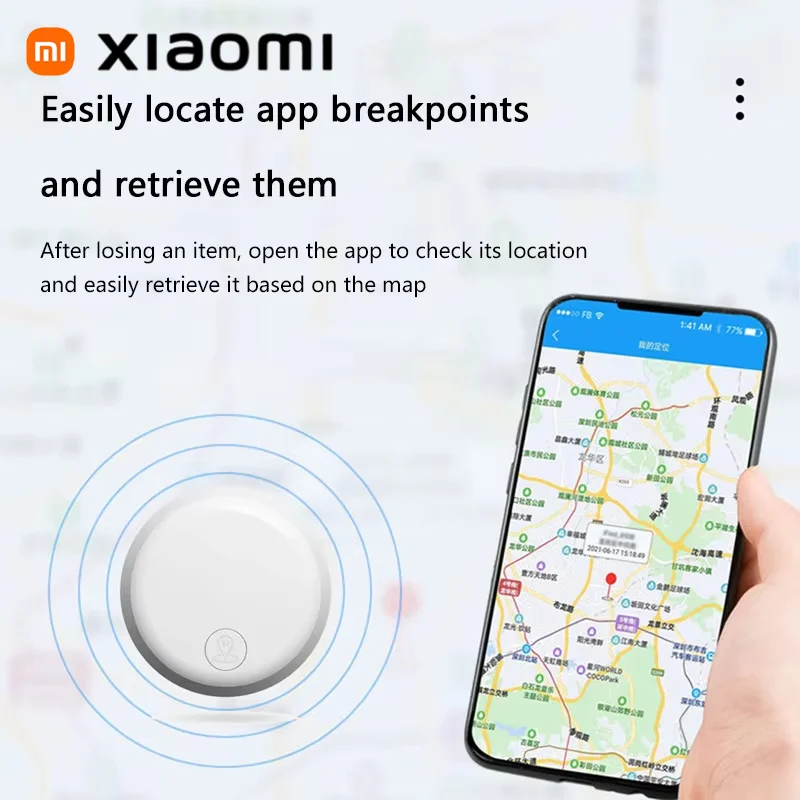 Xiaomi Mini GPS Tracker Device Smart Anti-Lost Reminder anti lost tracker gps locator anti lose tracker item locator anti lost locator For Pets Bag Wallet Bluetooth Portable Finder Air Tag Tracking Locator
