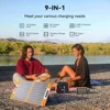 320W Portable Power Station; Flashfish 292Wh 80000mAh Solar Generator Backup Power With LASHFISH 18V/60W Foldable Solar Panel 3