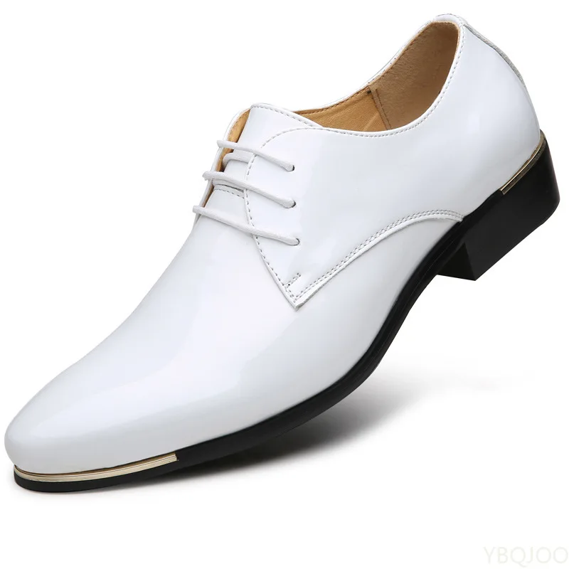 Quality Patent Leather Shoes Man | Black Patent Leather