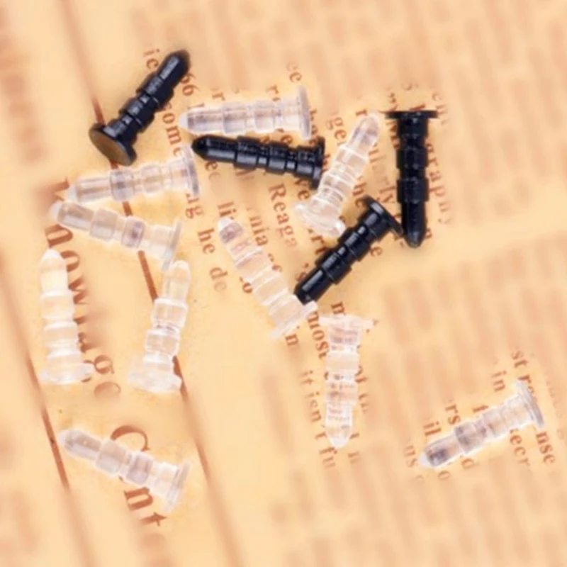 10개 플라스틱 먼지 플러그 3.5mm 이어폰 전화 액세서리 고품질 소재, 내구성 및 실용성을 갖춘 방진 플러그 캡