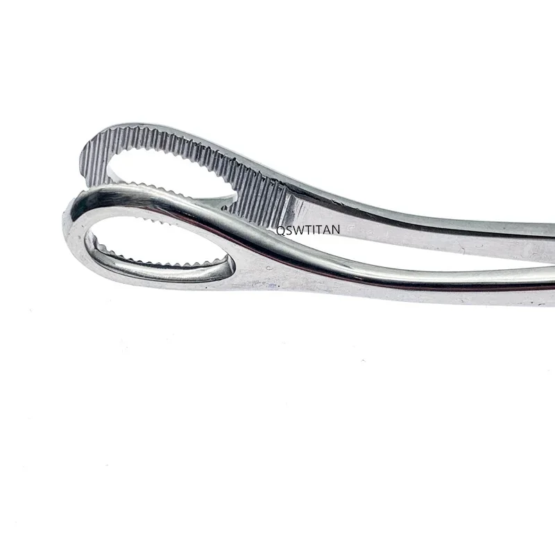 Sponge Forceps Stainless Steel Dental Forceps Surgical Instruments Straight/Curved Serrated Jaws