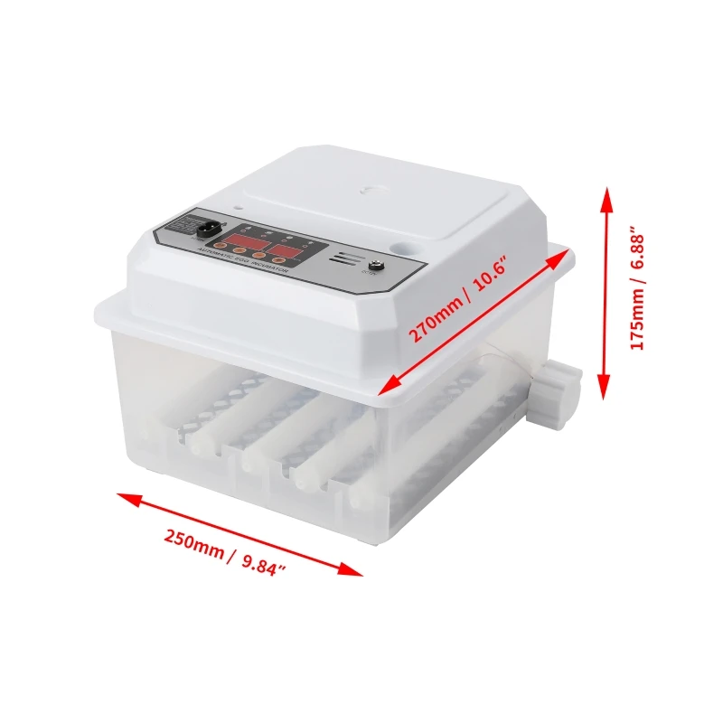 16 Eggs Incubator With Drawer Type Mini Egg Incubator With Automatic Water Ionic Waterbed Replenishment And Temperature Control egg incubator