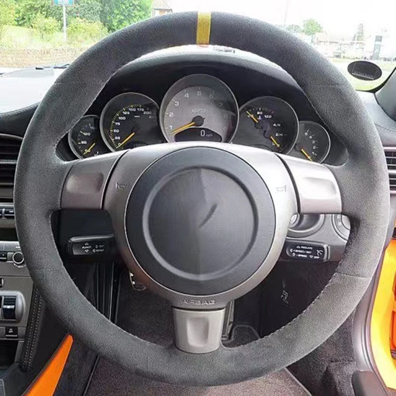 Alcantara Coprivolante Cucito A Mano Per Porsche 911 997 Boxster 987 Cayman 987 911 Gt2 977 Gt3 Rs Boxtter 2004-2009
