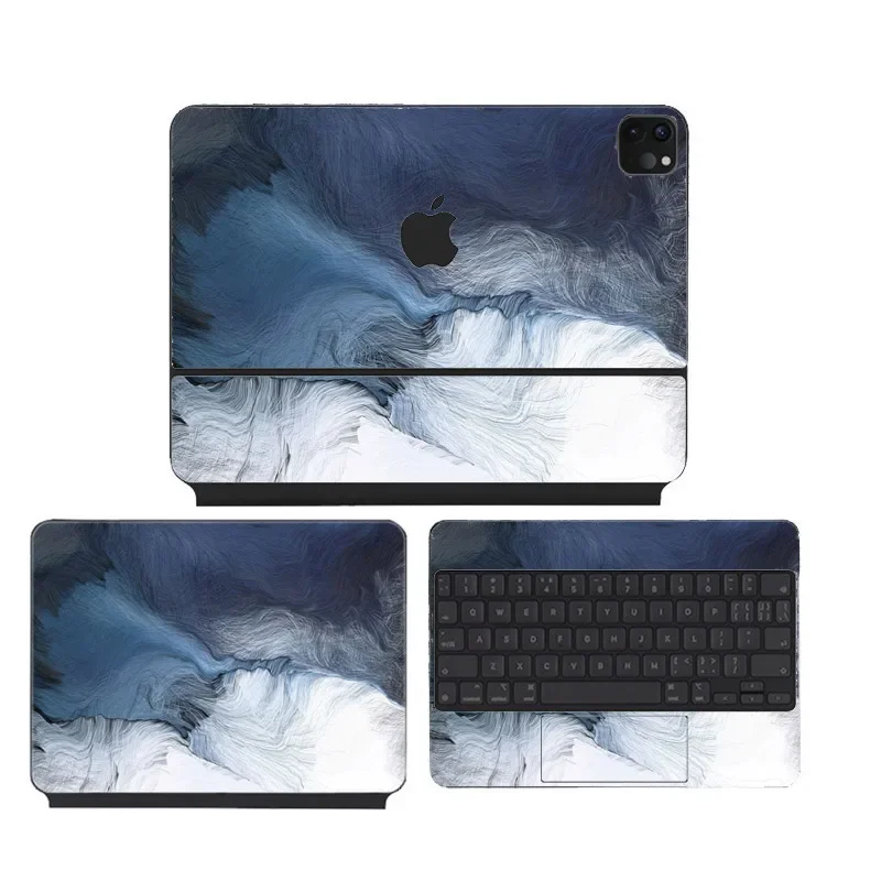 Anti Impressões Digitais Adesivos de Decalque de Vinil Impermeável Pele para Magic Keyboard Folio Ipad Pro 11 12.9 10.9 2023 2023 2023 - Imagem 4
