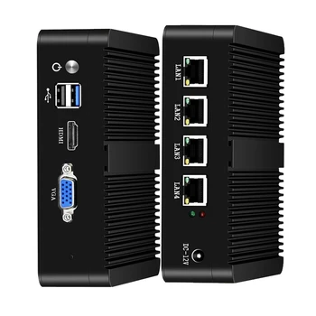 4 Ethernet Mini PC Intel N100 N2830 J1900 J4125 N5105 CPU X86 Router firewall Pfsense OPNSENSE Windows Linux Macchina virtuale