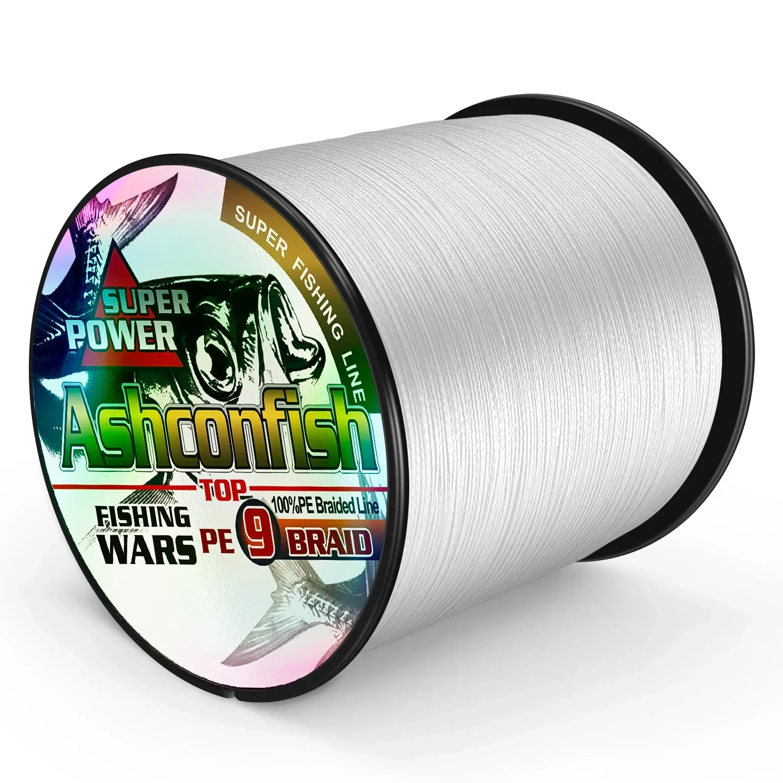 Ashconfish Braided Fishing Line Multifilament Carp Fly 9 Strands 2000M Multicolor Japan Extreme PE Strong Weave Wire 15LB-310LB 2