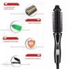 Folded Hair Curler Brush Barrel Curling Iron Wand Mini Foldable Handle Hot Comb Rollers Ceramic Electric Round Heated Anti-scald 3