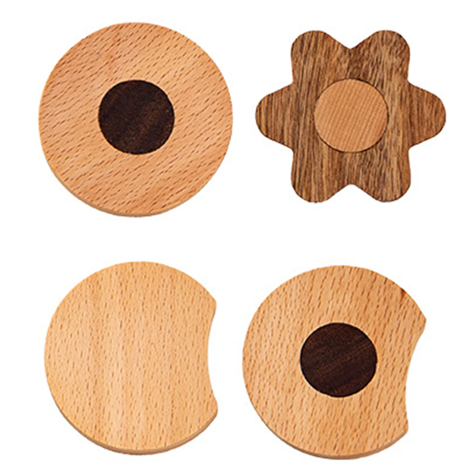 

Wooden Clothes Coat Hat Hook Coat Rack Key Clothes Holder for Home Bedroom Kitchen Bathroom