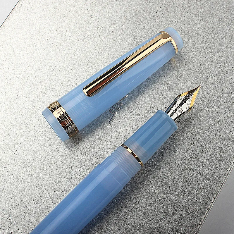 New Jinhao 82 transparent Fountain Pen Acrylic F Nib School Office Supplies Business Writing Ink Pens