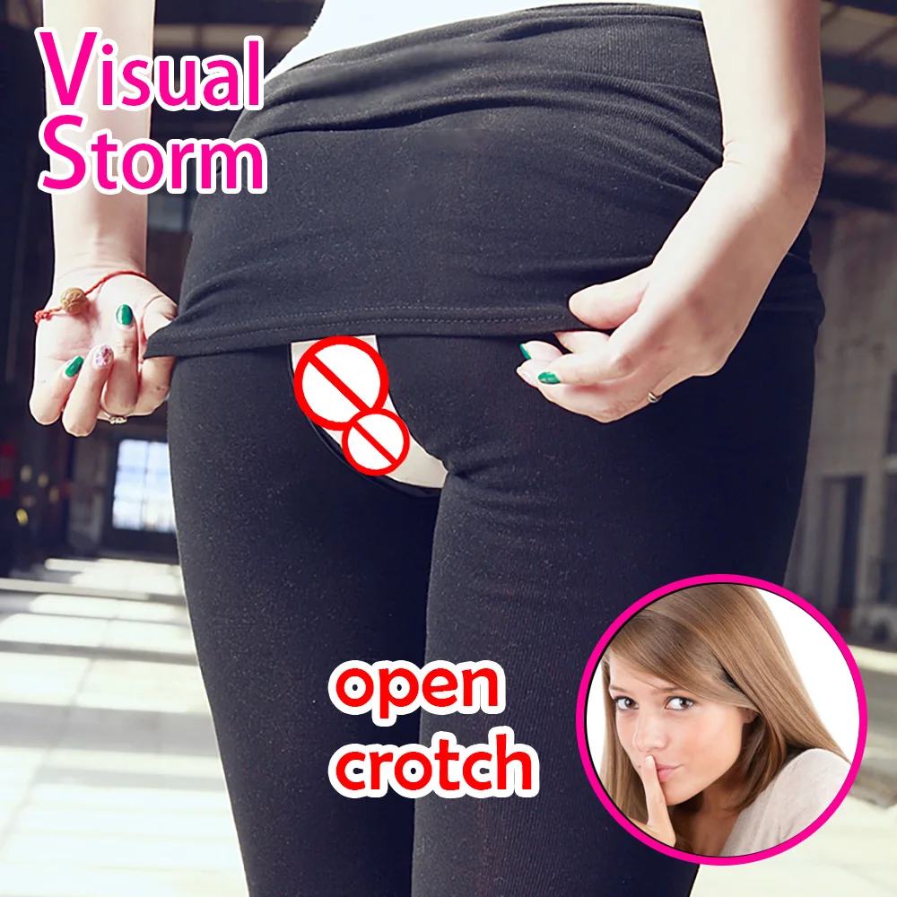 Women Open Crotch Pants Outdoor Sex Pee 