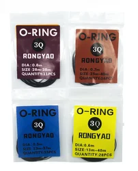 Waterproof Rubber Watch Back Cover O - Ring Gasket - Precision Repair Accessory (4 Pack set)