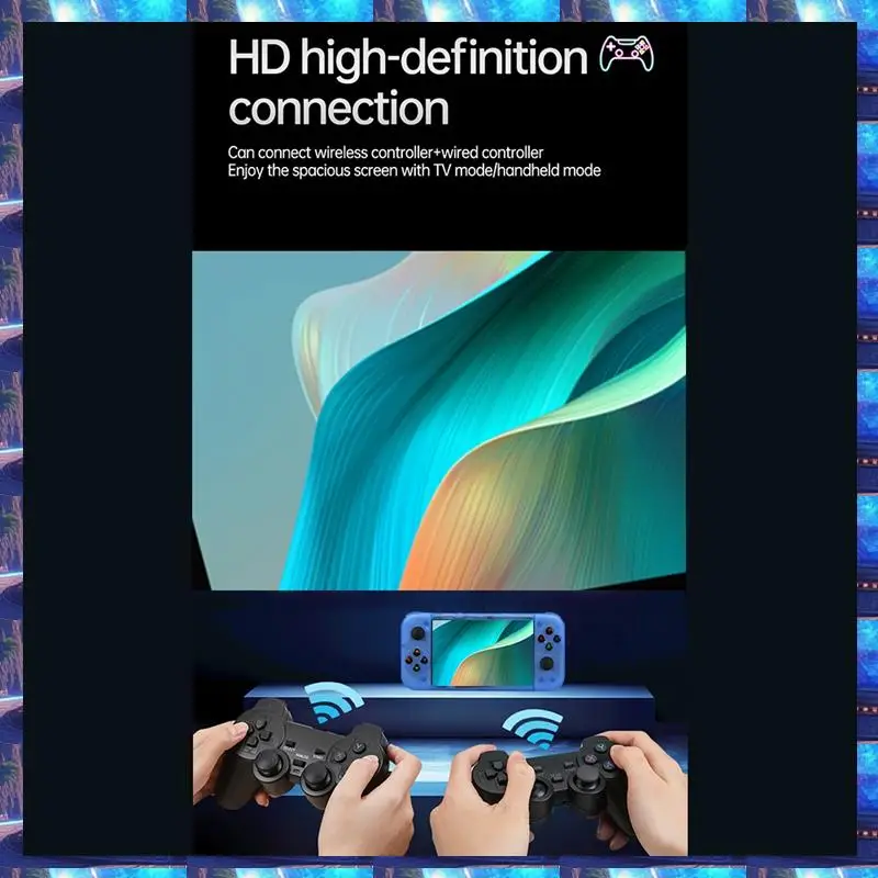 RG50XX Handheld Retro Game Console 5Inch Display 64G 20000+Video Games LINUX 3D Joystick For GBC GBA PSP 19+Simulator