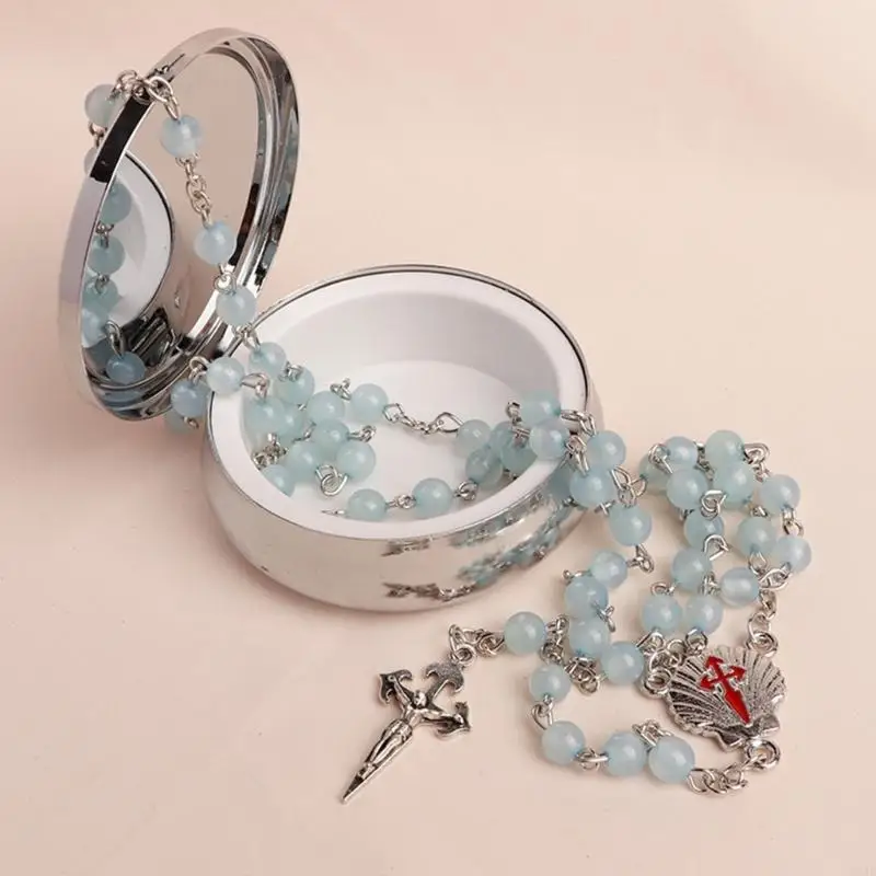 D84B Holy Storage Box with Lid Organization Container Jewelry Organizers Household