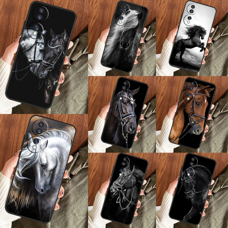 Domineering Cool Horse Design Phone Case