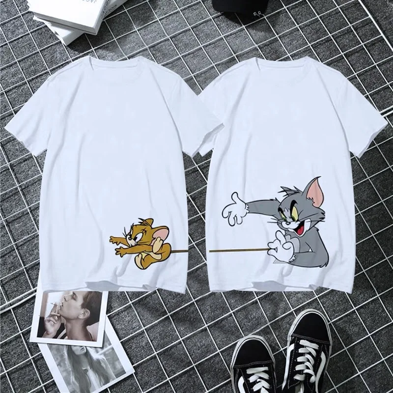 Tom Jerry Couple Clothes | Tom Jerry Couple Shirts | Tom Jerry Figure -  Animation Derivatives/peripheral Products - Aliexpress