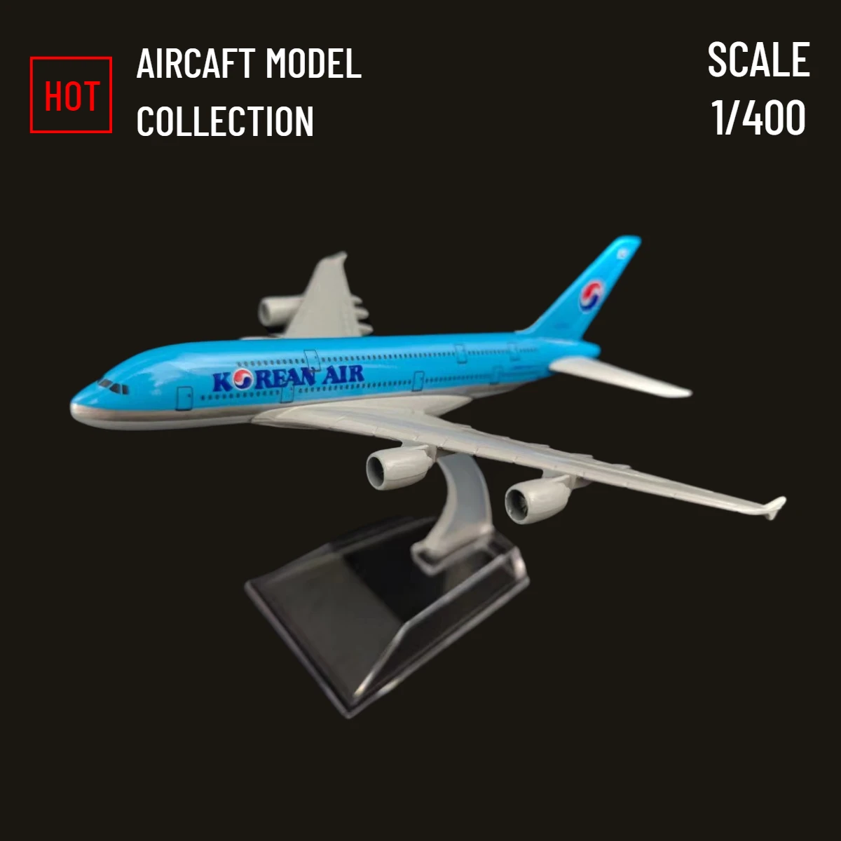 Scale 1:400 Metal Plane Model, Korea AIR Flights Boeing Airplane Alloy Diecast World Aviation Collectible Miniature Toy scale 1 400 metal plane model korea asiana flights boeing airplane alloy diecast world aviation collectible miniature toy