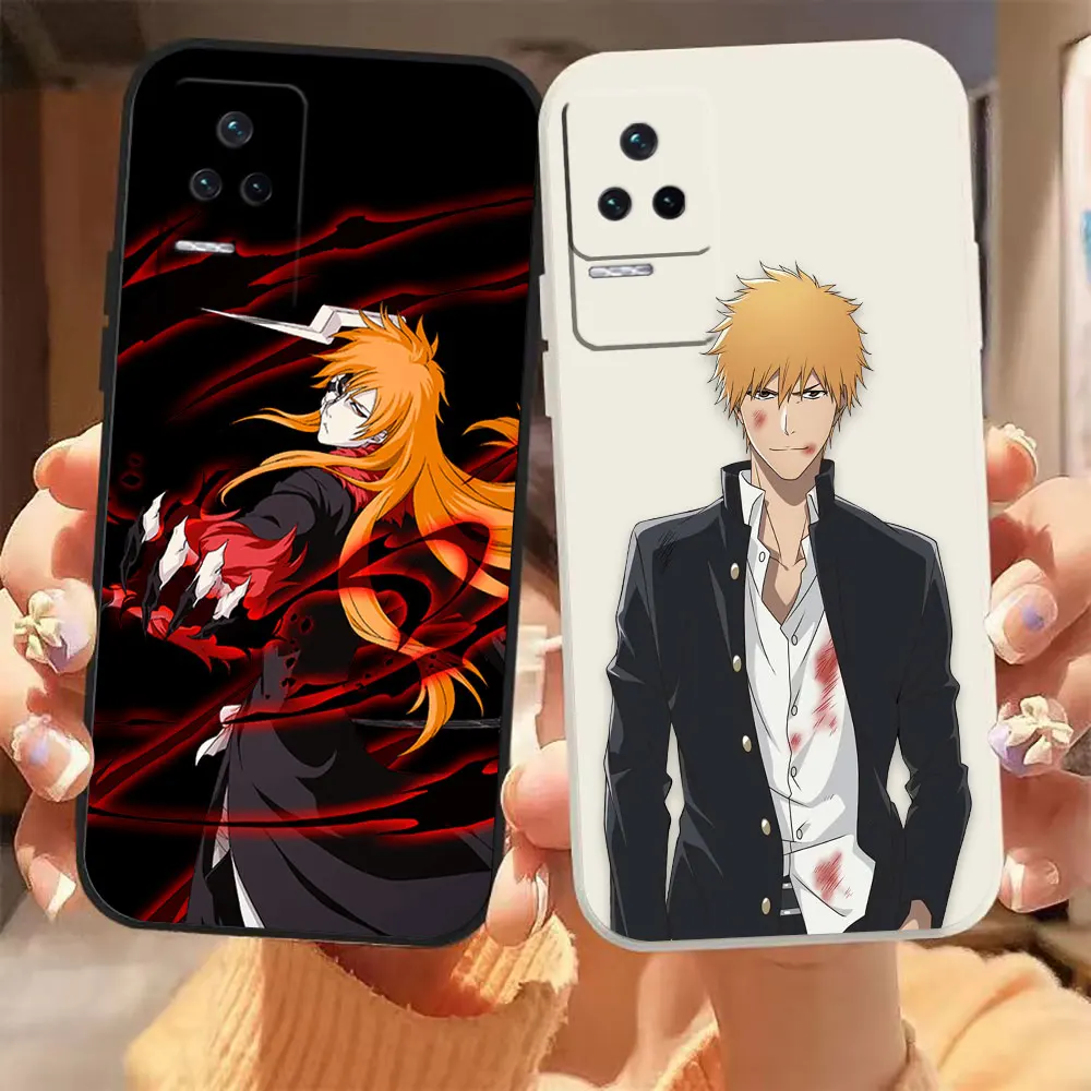 

Bleach Ichigo Kurosaki Phone Case For Redmi K60E K60 K50 K40S K40 K30 K20 12C 10C 9A 9 8 10X 10A 10 Pro 4G 5G Gaming Case Fundas