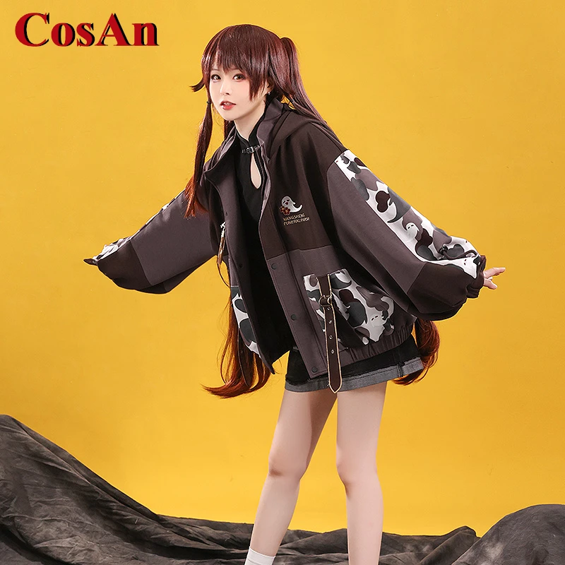 

CosAn Game Genshin Impact Hu Tao Cosplay Costume Sweet Fashion Daily Coat Activity Party Role Play Clothing