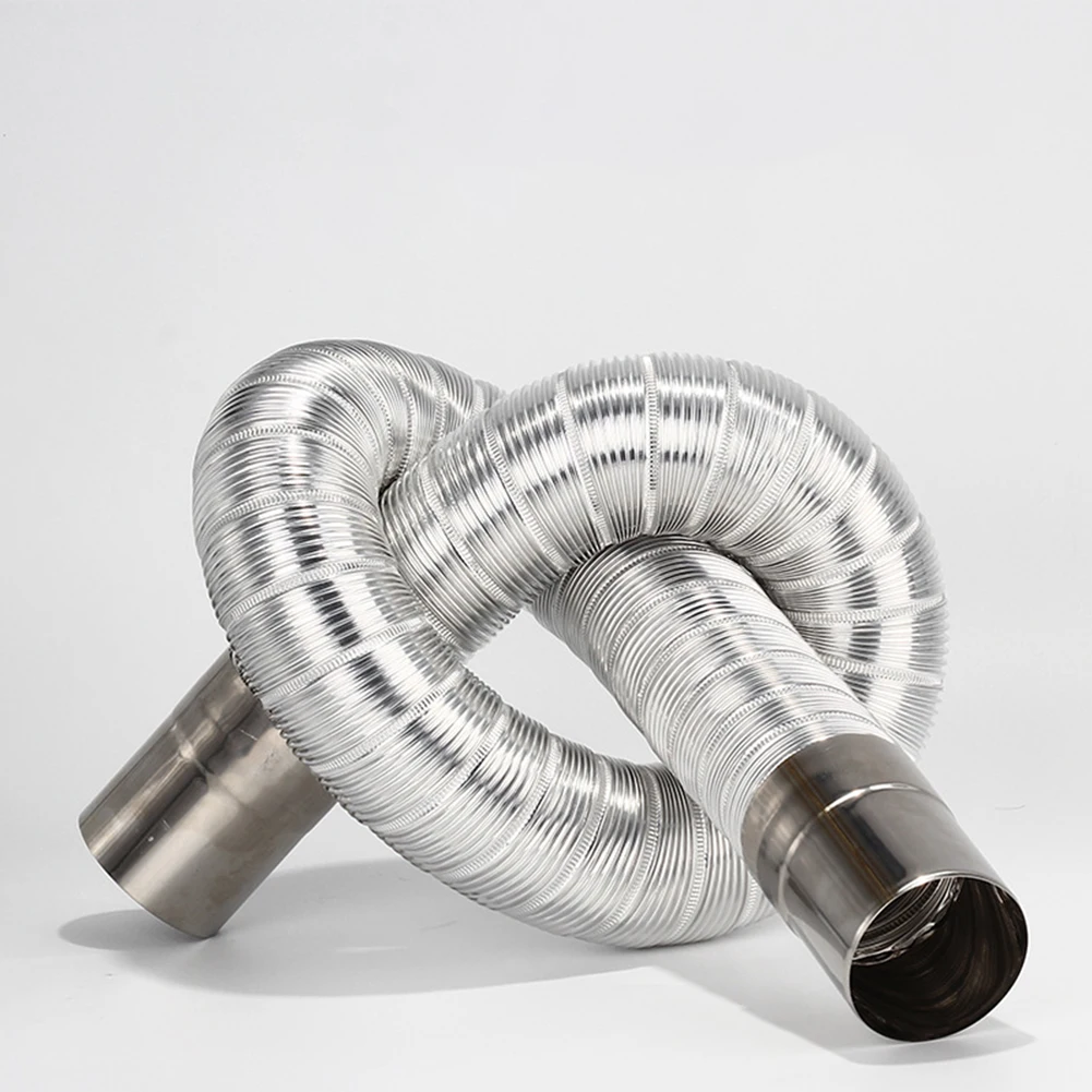 Wood Stove Elbow Pipe Chimney Liner Bend Pipe Stainless Steel Elbow  Liner Bend Multi Flue Stove Pipe Stretching Connector