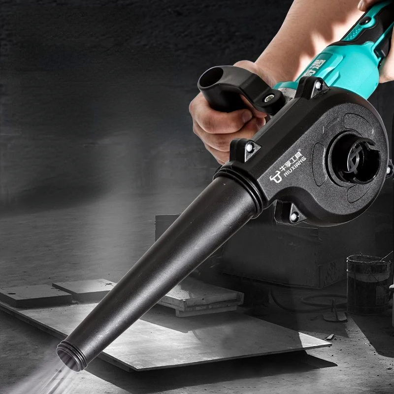 

Angle grinder changed to blower powerful small household dust collector blowing dust removal artifact modified hair dryer