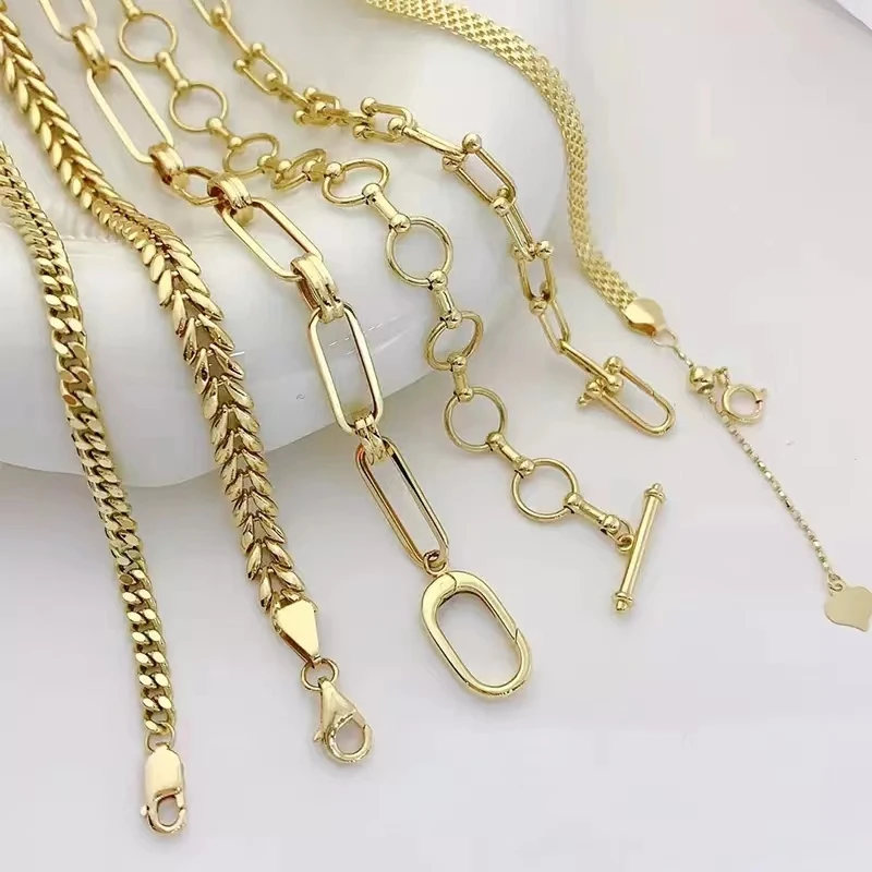 女性のための純粋な18Kゴールドのビンテージブレスレット,高級