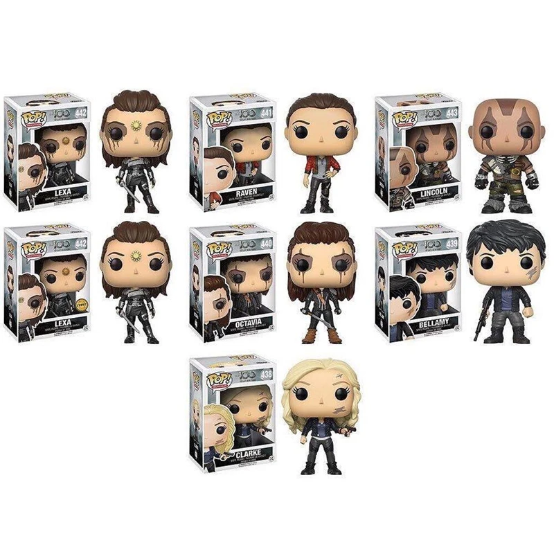 Funko Pop Bellamy 100 | Funko Pop 100 Lexa | Lexa Pop Vinyl Figure | Toys Funko Pop Raven - Action Figures -