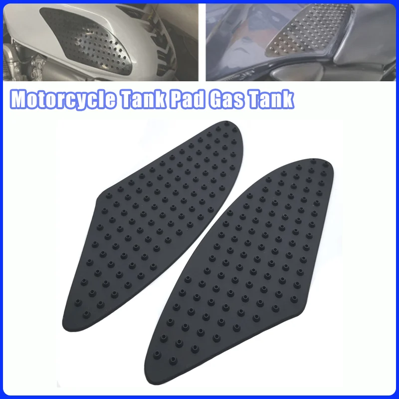 Universal Motorcycle Tank Pad & Knee Grips Protector - Black