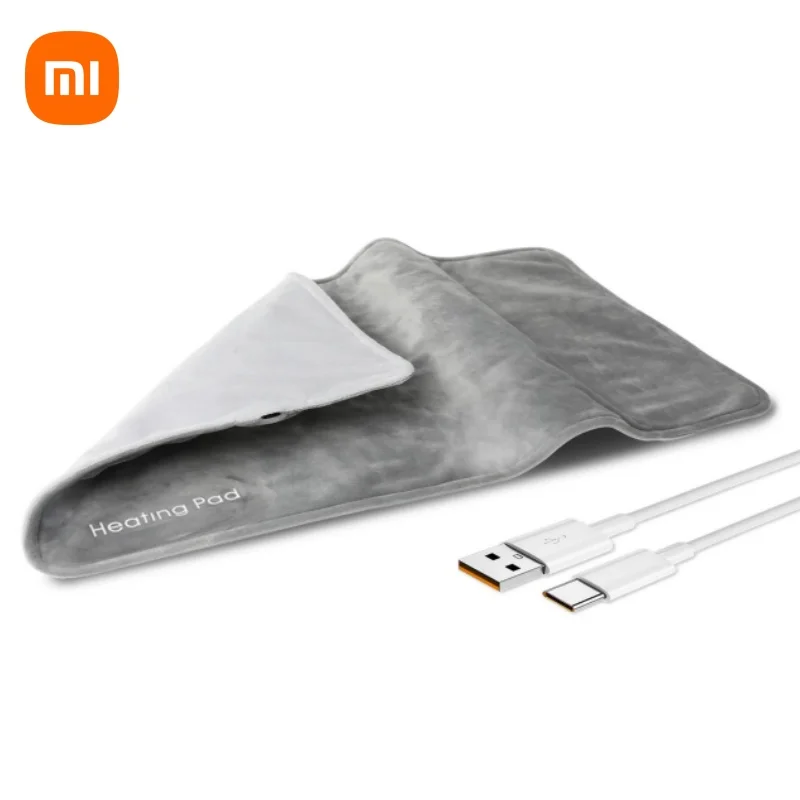 Xiaomi USB 5V Electric Heating Pad electric heating blanket electric heating pad for Cramps & Back Pain Relief Heat Pad with 59 INCH Cable Mini Heated Blanket 19.6*11.8 INCH