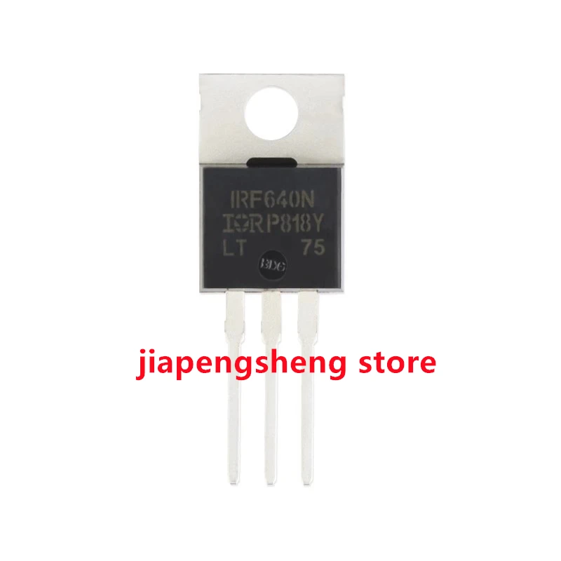 

IRF640NPBF TO-220 N Channel, 200V, 18A, In-line, MOSFET FET, Original, 5Pcs