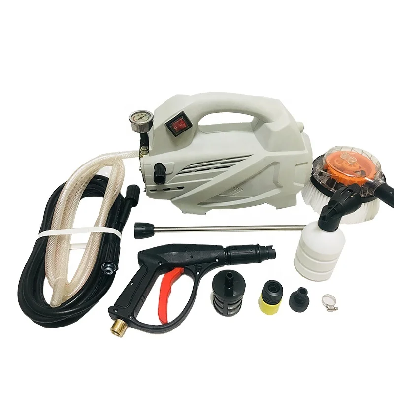 

Household Cordless 130Bar High Pressure Car Wash Tool Portable Vehicle Cleaning Machine Automobile Washer with Foam Gener