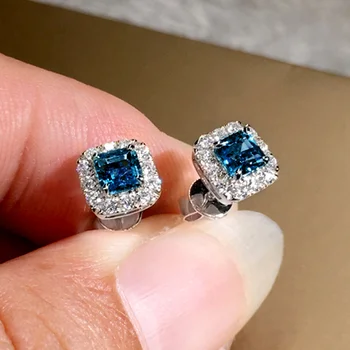 Zirconia Stud Earrings for Women – Versatile Wedding & Daily Fashion Accessories