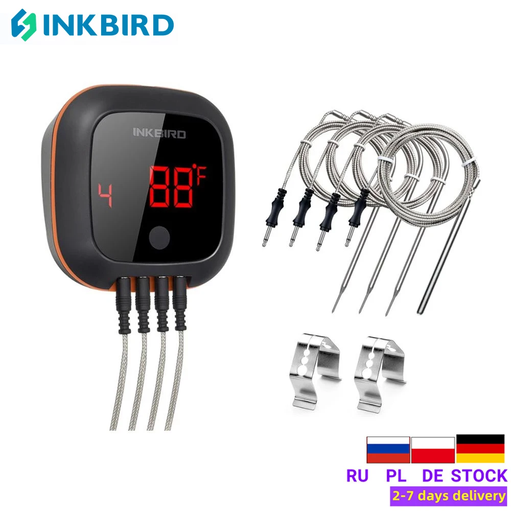 Inkbird Ibt4xs Digital Rotation Reading Screen Bbq Meat Cooking