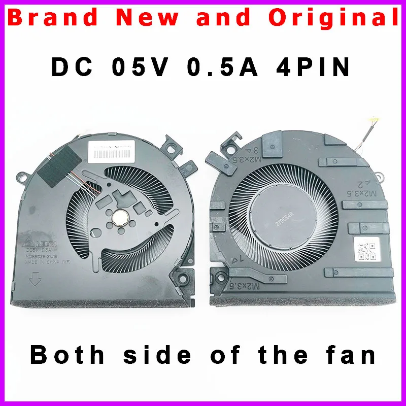 New Laptop CPU GPU Cooler Fan for HP 15-FA TPN-Q278 Q279 ND85C26 21J19 M17902-001