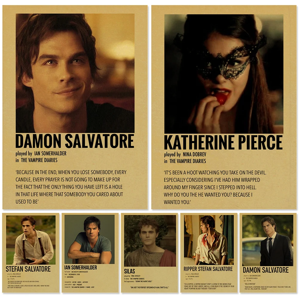Katherine Pierce  Vampire diaries, Vampire diaries poster, Nina