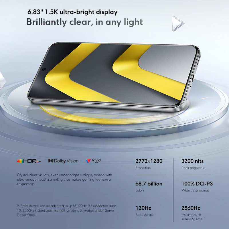 【עולם פרימיירה】סמארטפון POCO M8 Pro 5G גרסה גלובלית Snapdragon 7s Gen 4 6.83 אינץ' תצוגה 1.5K 120Hz סוללת 6500mAh 100W NFC