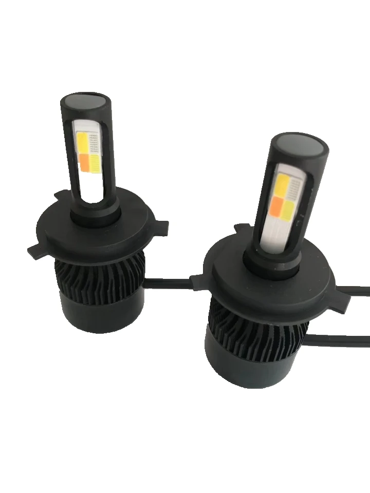4Colors Strobe 60W Bulb Car Headlight H4 H7 LED Car Headlight Lamp Car Flashing Fog Light H8 H9 H11 9005 9006 LED Foglight Bulb