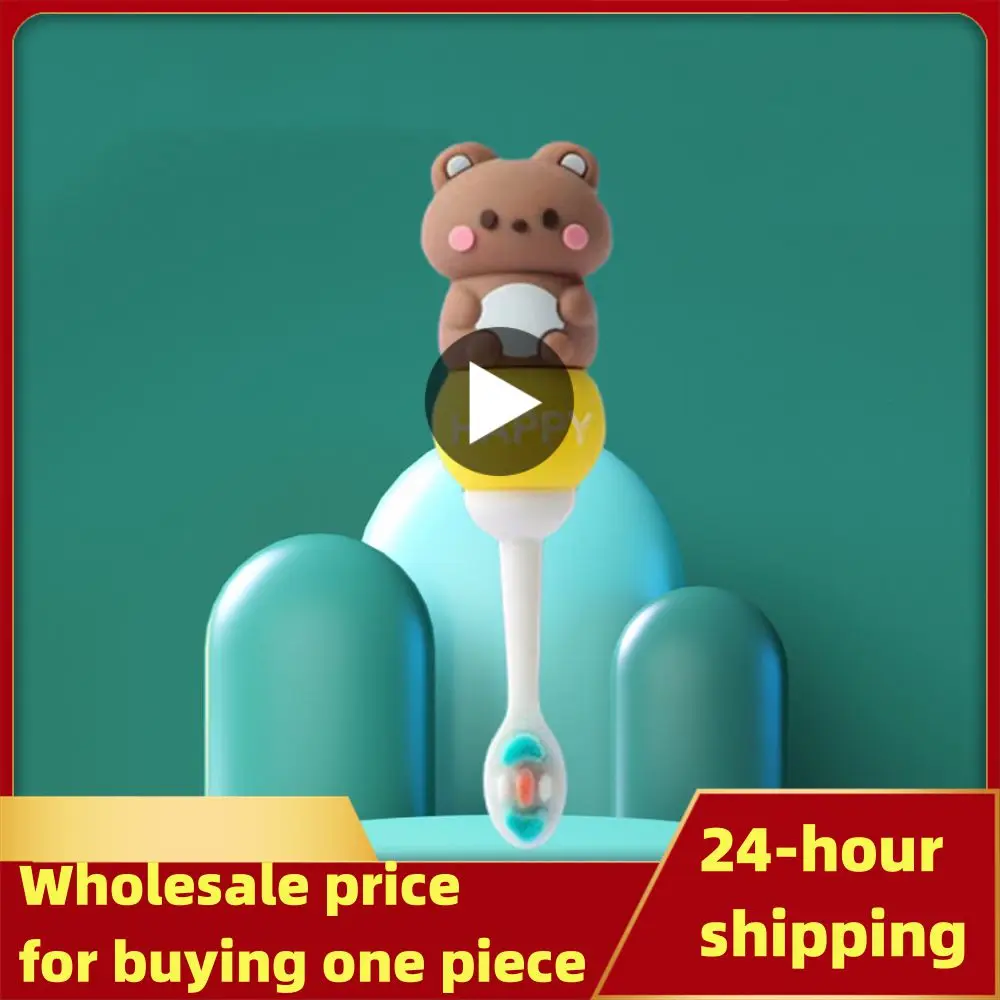 

Cartoon Childrens Toothbrush 1-7 Years Old Oral Care Cleaning Baby Tooth Brushing Artifact Kid Care Toothbrush Soft