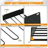 Wall Hanging Long Boots Holder Rack Space Saving Metal Wall Mount Shoes Rack Dust-Proof Short Boots Storage Racks For Home 6