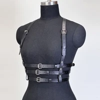 Ceintures de harnais punk tendance pour femmes, harnais de poitrine Harajuku, bretelles de corset, ceinture de taille pour femmes, accessoires vestimentaires gothiques 5