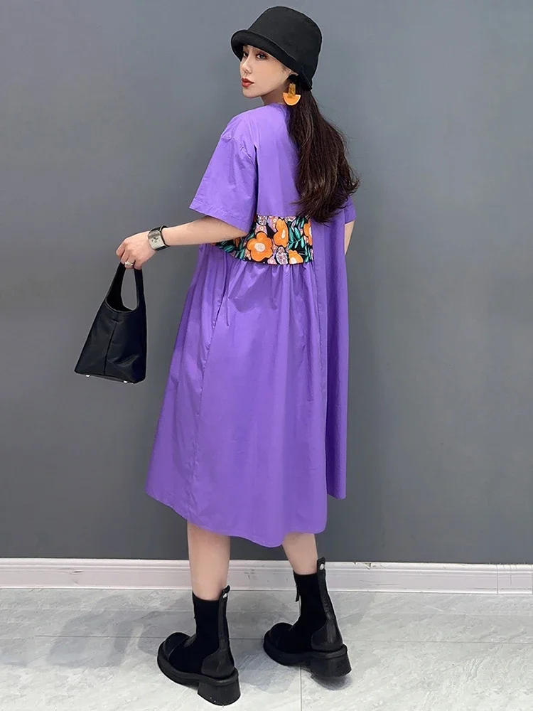 white christmas dresses Solid Color Irregular Hem Strap Design Casual Loose Women Midi Dress –  Come4Buy eShop main image 1