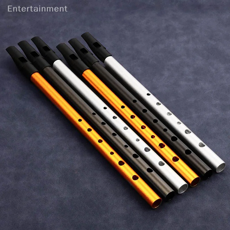 1PC Authentic Irish Whistle Flute C/D Key Tin Penny Whistle With 6 Holes Perfect Traditional Irish Music Musical Instrument