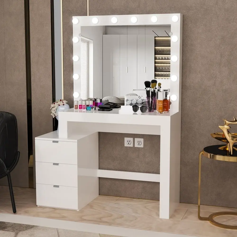 Quality Vanity Decorative Mirror Squares Light Big Decorative Mirror Desk  Makeup House Decoration Spiegel Room Decoration - AliExpress