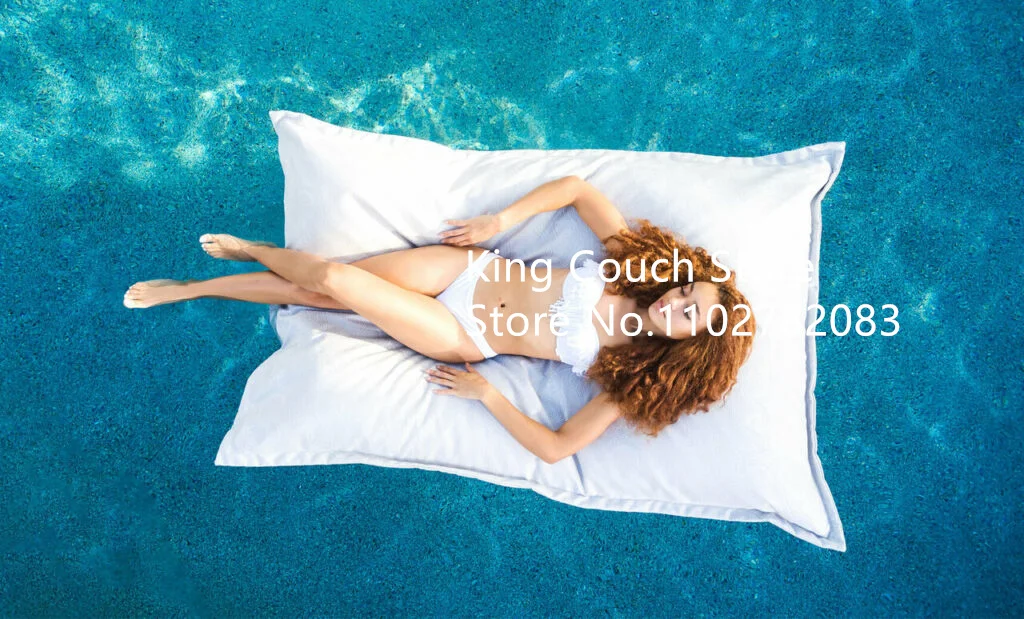 Relaxing Large Bean Bag Chair Sofa Waterproof Swimming Pool Floating Bean Bag Outdoor Beanbag