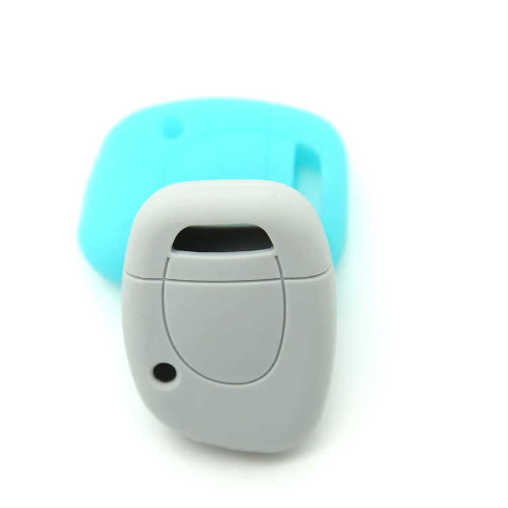 Silicone Car Key Cover Case 1Pcs for Renault Clio Kangoo Master 1 Buttons Smart Shell