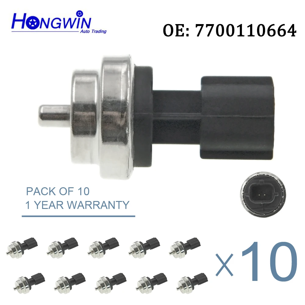 10Pcs Coolant Temperature Sensor For Renault Infiniti Mercedes-Benz Nissan Opel Renault Suzuki Vauxhall 8200650777 8200385782