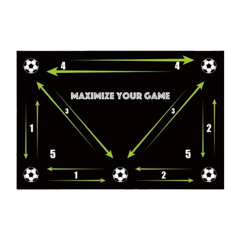 Soccer Training Mat Football Footstep Training pad  Push-Pull Training pad Football dribbling skills Mat rubber Soccer practice
