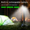 Portable Outdoor Led Corded camping light 3-Heads rechargeable Led Work Lights with Tripod Stand 6